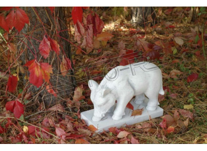 Garden decoration wild boar terrace stone figures figure decor