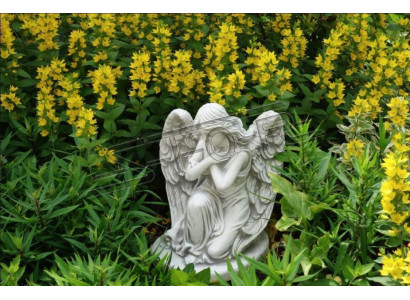 Grave decoration tombstone angel figure sculpture God holy 36cm