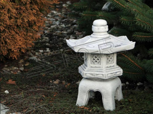 Japanese garden decoration garden decoration statue figure white sculpture