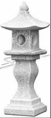 Japanese Garden House Decoration Nature Statue Figures Figurine White Statues