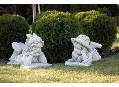 Young boy 31cm figure statue figurines sculpture statues garden decoration