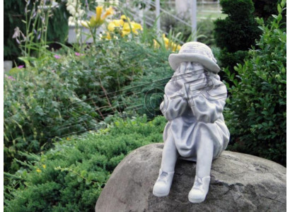 Young Seated Figure Statue Figures Sculpture Statues Garden Decoration