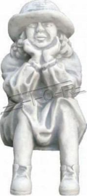 Young Seated Figure Statue Figures Sculpture Statues Garden Decoration