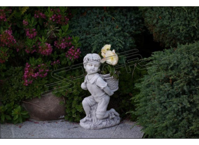 Young boy 40cm figure statue figurines sculpture statues garden