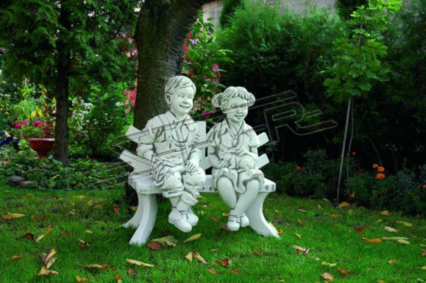 Boy Bub Sitting Figure Statue Figures Sculpture Statues Garden