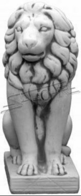 Lion Garden Figurine Decorative Terrace Garden Sculpture Figures Sculptures