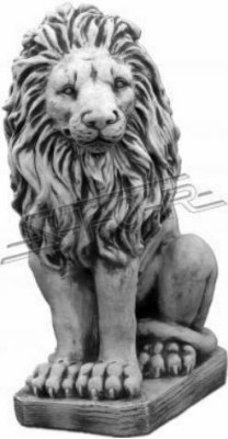 Lion Decorative Garden Figure Terrace Garden Sculpture Figures Sculptures