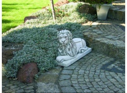 Lion Lying Statue Figure Garden Terrace Decoration Sculpture