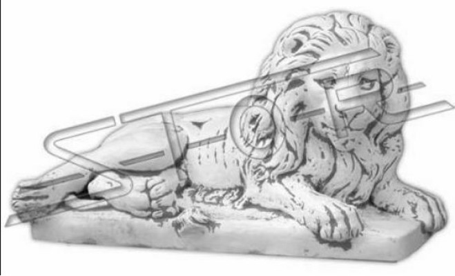 Lion Lying Statue Figure Garden Terrace Decoration Sculpture Antique