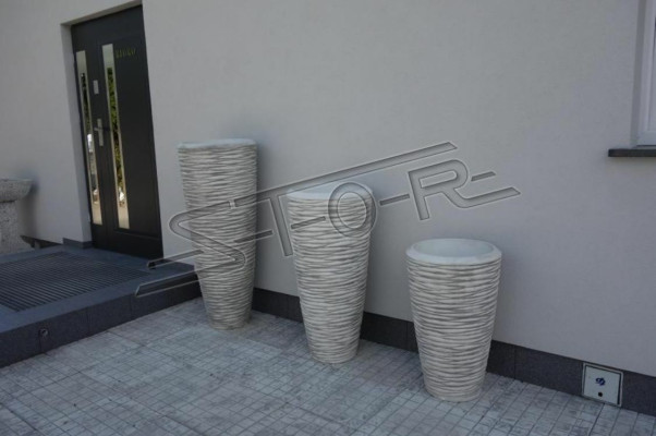 Natural flower pot plant container decoration garden vases flower pots figure