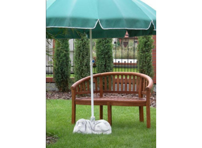 Umbrella Stand Sun Shade Base Foot Dog Figure Statue Garden