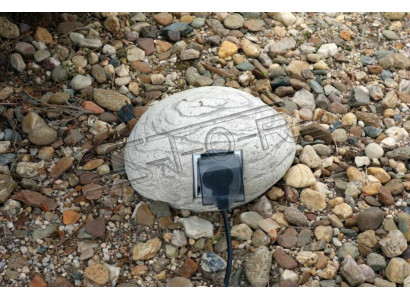 Stone for Outdoor Outlet Socket Decoration Garden Decor