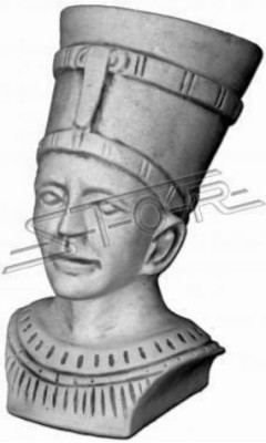 Tutankhamun bust head statue figure sculpture figures statues