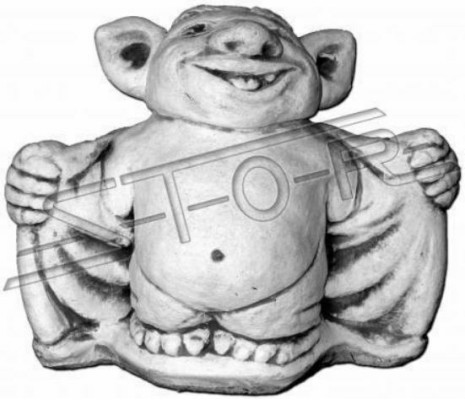 Troll 20cm Sculpture Design Figurine Statue Garden Figures Statues