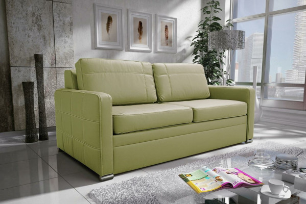 Design 2-Seater Sofa Couch Upholstered Two-Seater Couches Sofas Textile Fabric Faux Leather
