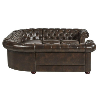 XXL Big Chesterfield Living Landscape Couch Sofa Upholstery Corner Seat U-Shape Sofas New
