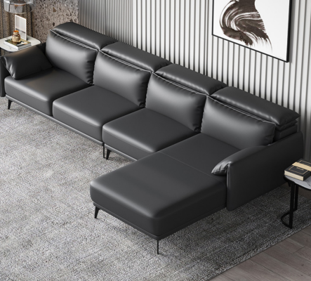 Designer leather sofa corner sofa upholstery corner couch seat L-shaped set new sofa