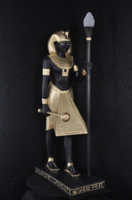Floor lamp sculpture figure lamp light Egypt statue figures sculptures 2876
