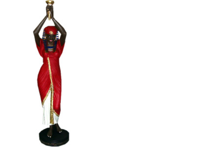 Standing Lamp Design Egyptian Woman Figure Floor Lamp Lighting Standing Lamps Figure