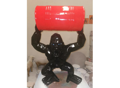 Designer figure statue modern figures statues decoration decor gorilla garden new