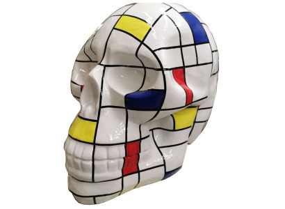 Skull Figure Modern Figures Decoration Deco Garden Sculpture Sculpture Idea New
