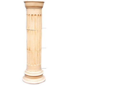 Design Display Cabinet Glass Column Showcase Shelves Column Storage Cabinet 1831 New