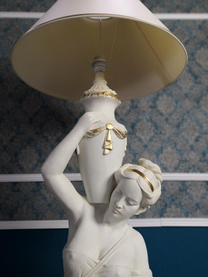 Living room floor lamp light stand lights XXL design lamp figure sculpture new