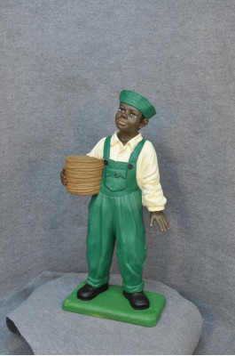 Dark-Skinned Boy Sculpture Figurine Sculptures Figures Statue Style 1920s