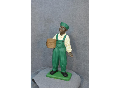 Dark-Skinned Boy Sculpture Figurine Sculptures Figures Statue Style 1920s