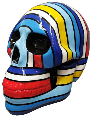 Design Figure Figures Decoration Skull Garden Sculpture Sculpture Skull New