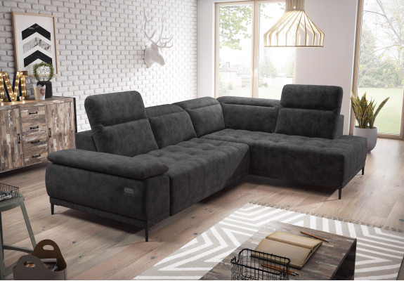 Automatic corner sofa couch design couch upholstery textile modern L-shaped fabric new