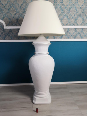 XXL Design Floor Lamp Vase Stand Lamp Lights Display Cabinet 132cm Shelf