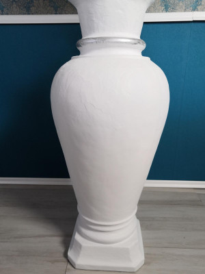 XXL Design Floor Lamp Vase Stand Lamp Lights Display Cabinet 132cm Shelf