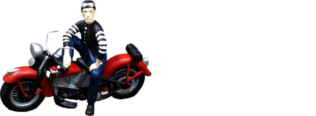 Design motorcycle rider figure statue sculpture figures sculptures decoration 5687