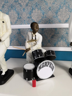 5X DESIGNER SET FIGURINES SCULPTURES STATUES MUSICIANS XXL BIG FIGURINES STATUE