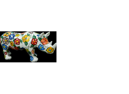 Design rhinoceros figure statue sculpture figures sculptures decoration decor 3096 new