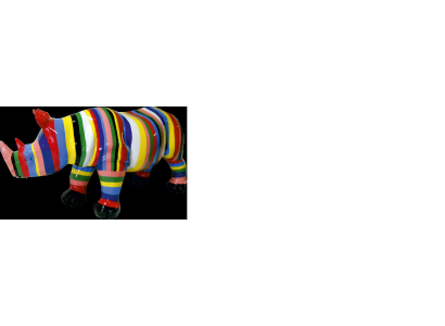 Design Rhino Figurine Statue Sculpture Figures Sculptures Decoration Decor 3092 New