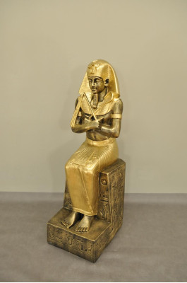 Egyptian Pharaoh Statue Sculpture Figures Sculptures Decoration Deco Figure 117 cm