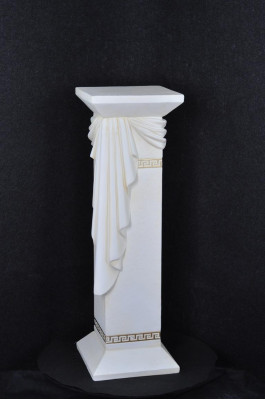 Medusa Column Roman Columns Marble Sculpture Figure Deco Decoration Stand 1041