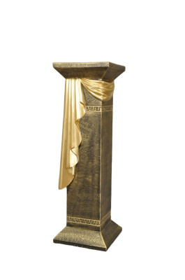 Medusa Column Roman Columns Marble Sculpture Figure Decor Decoration Stand 1087