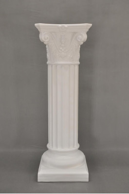 Medusa Column Roman Columns Marble Sculpture Figure Decor Decoration Stand 1060
