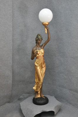 XXL Design Floor Lamp Standing Light 153cm Lamp Sculpture Figure Figures Statue