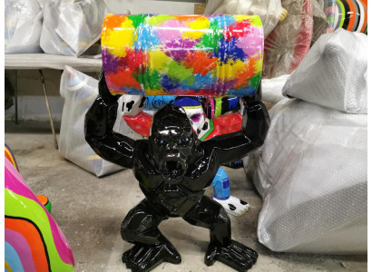 Designer Figure Statue Modern Figures Statues Decoration Deco Gorilla Garden New