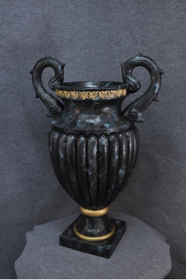 Design flower vase trophy goblet vases bowls XXL floor bowl Roman style new