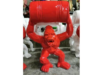 Figures, statues, decoration, decor, gorilla, garden, new, designer figure, statue, modern