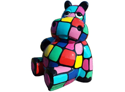 Modern decoration designer loft colorful sculptures figures genuine handmade new
