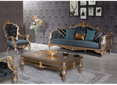 3+1 seat sofa set couch seat cushions coffee table 3-piece set furniture