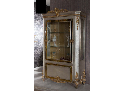 Display cabinet glass cupboard display case living room wood sideboard Italian style