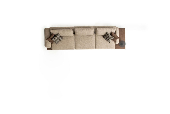 Sofa 4-seater luxury upholstered sofa new design textile living room modern
