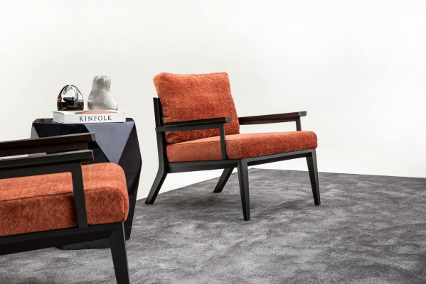 Armchair 1-seater textile living room luxury upholstered seat new modern design
